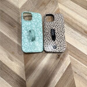 iPhone 15 Loopy Floral and Polka Dot Phone Cases